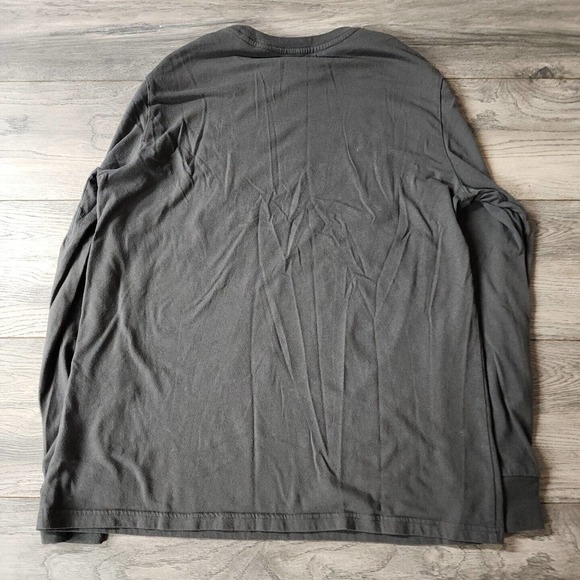 AC/DC Let There Be Rock Tour '77 Long Sleeve T-Shirt Unisex Size L Gray Band Tee - Picture 4 of 5